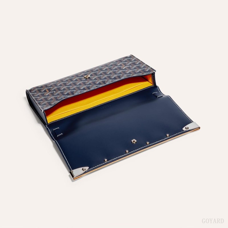 Bolsos Goyard Monte-Carlo PM Clutch Azul Marino Azules | GY-ZKF4065