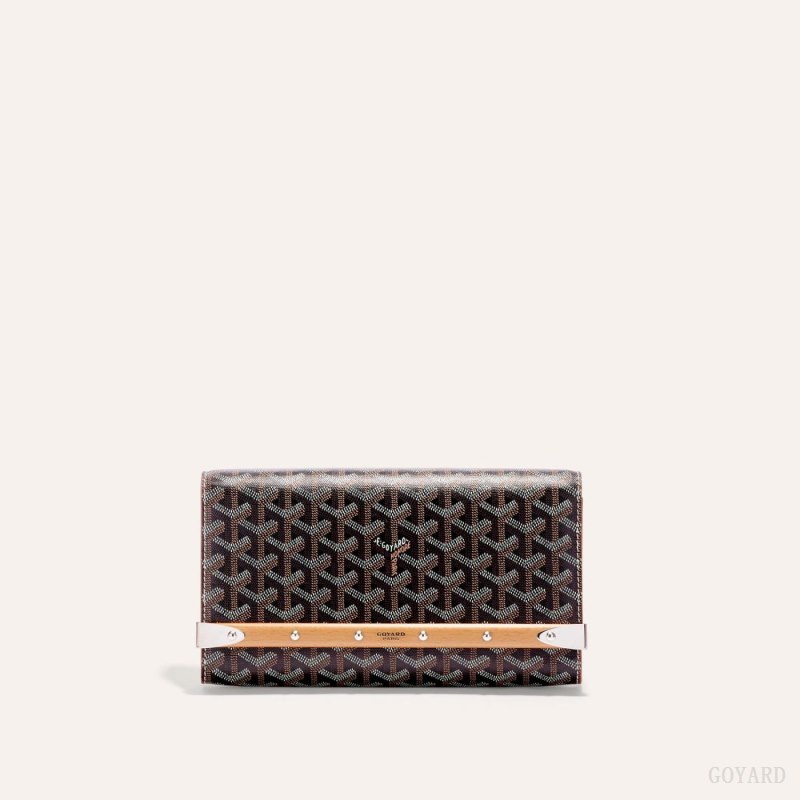 Bolsos Goyard Monte-Carlo PM Clutch Negras Marrones | GY-TRO7857