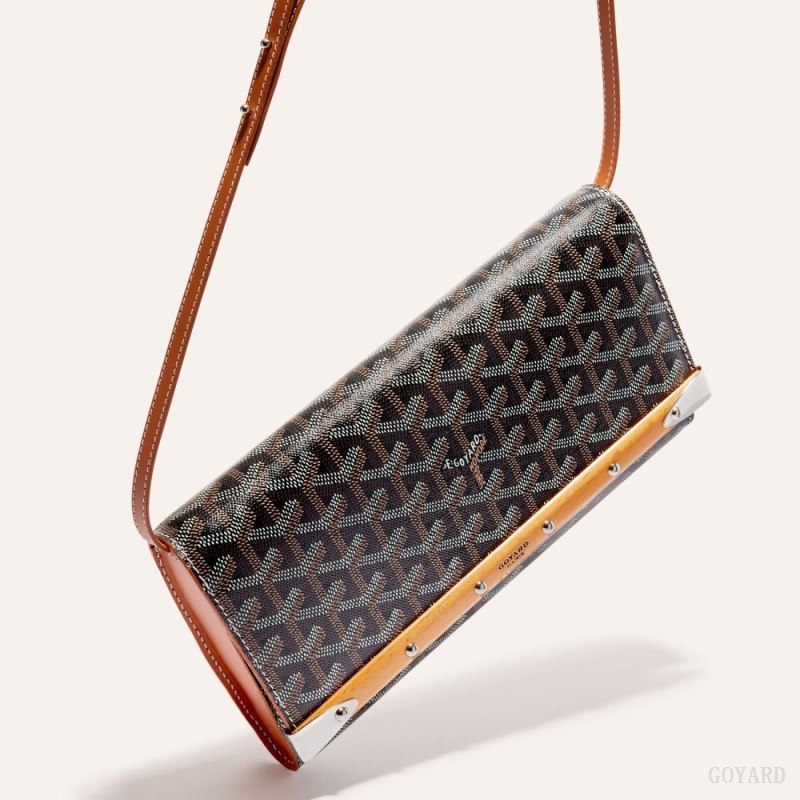 Bolsos Goyard Monte-Carlo PM Clutch Negras Marrones | GY-TRO7857