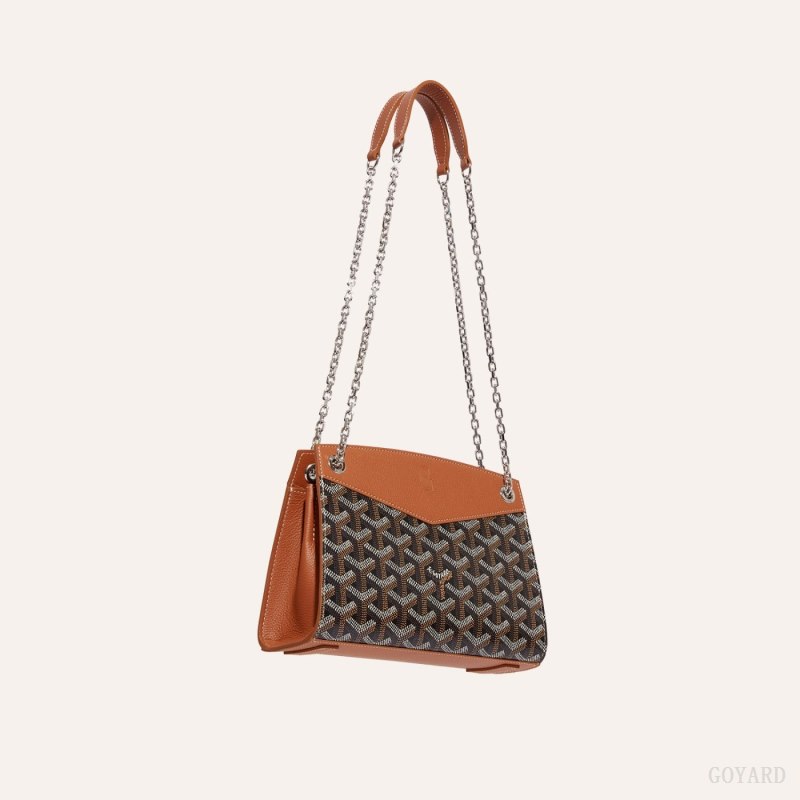 Bolsos Goyard Rouette Structuré Mini Bag Negras Marrones | GY-SZB8093