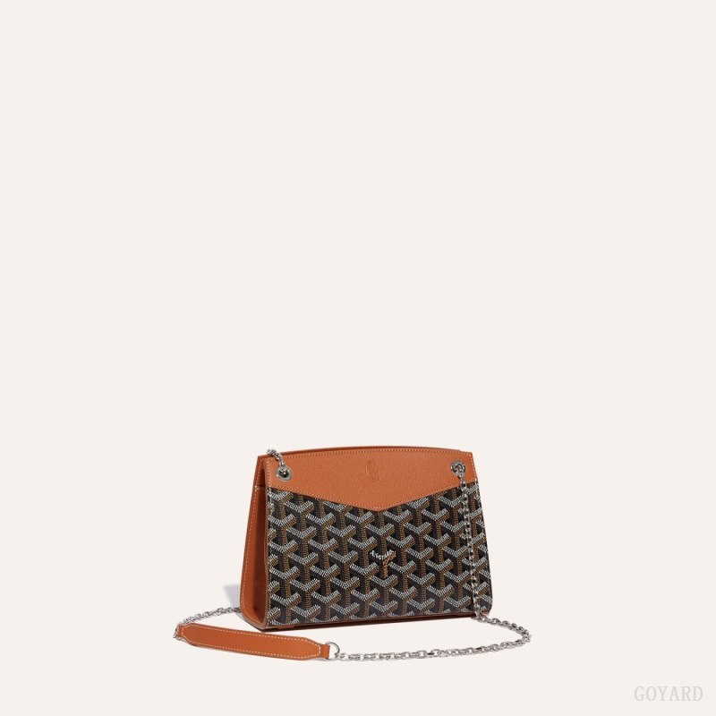 Bolsos Goyard Rouette Structuré Mini Bag Negras Marrones | GY-SZB8093
