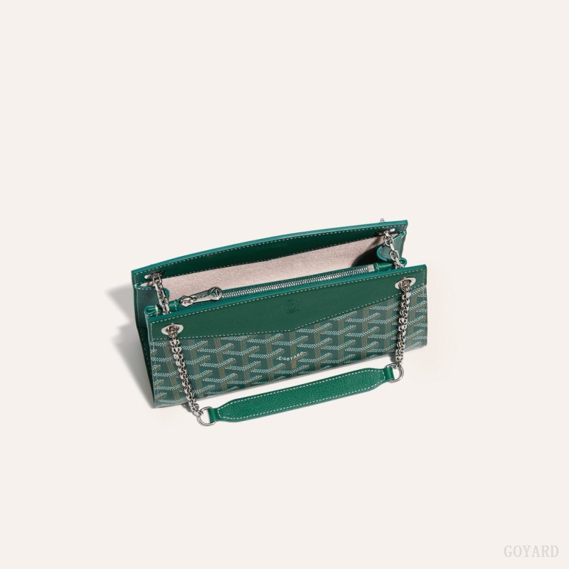 Bolsos Goyard Rouette Structuré Mini Bag Verde | GY-XER0246