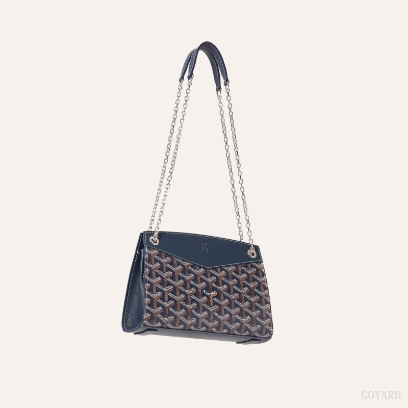 Bolsos Goyard Rouette Structuré Mini Bag Azul Marino Azules | GY-HZS9559