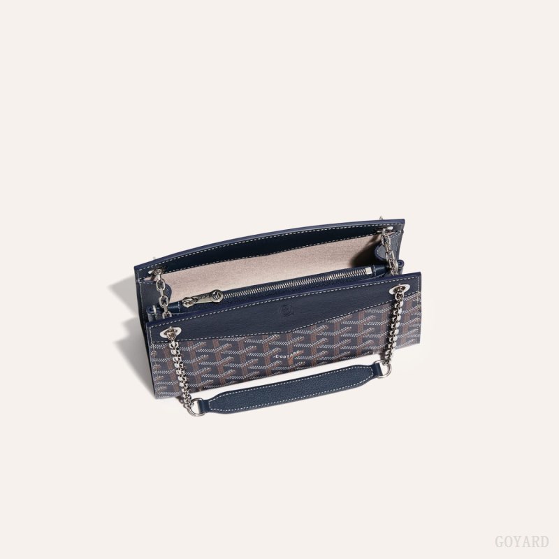 Bolsos Goyard Rouette Structuré Mini Bag Azul Marino Azules | GY-HZS9559