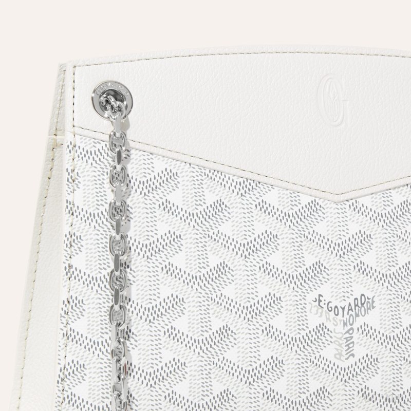 Bolsos Goyard Rouette Structuré Mini Bag Blancas | GY-QPY1799