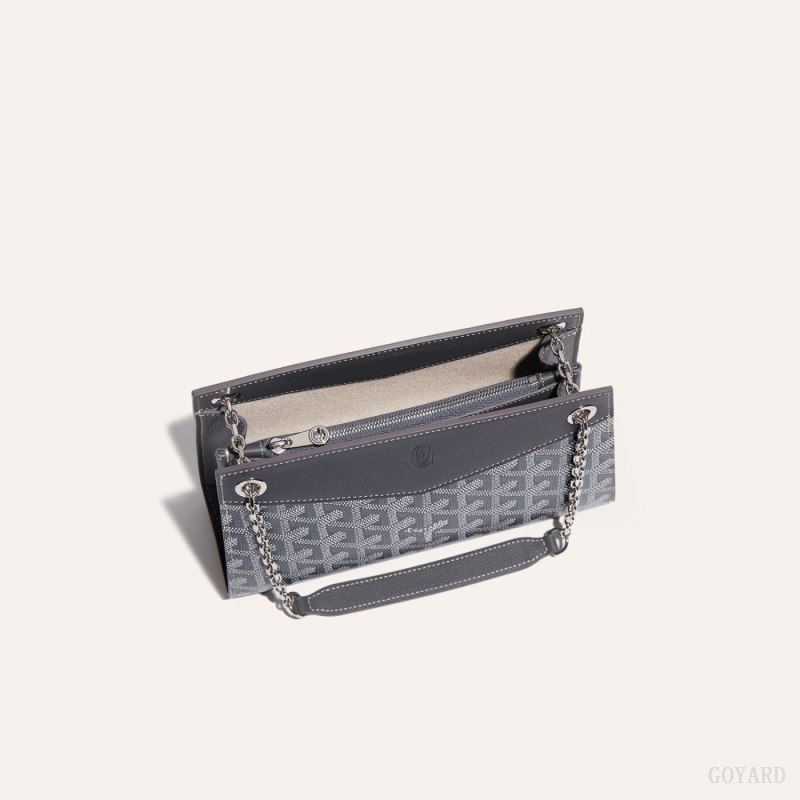 Bolsos Goyard Rouette Structuré Mini Bag Gris | GY-TVO4574