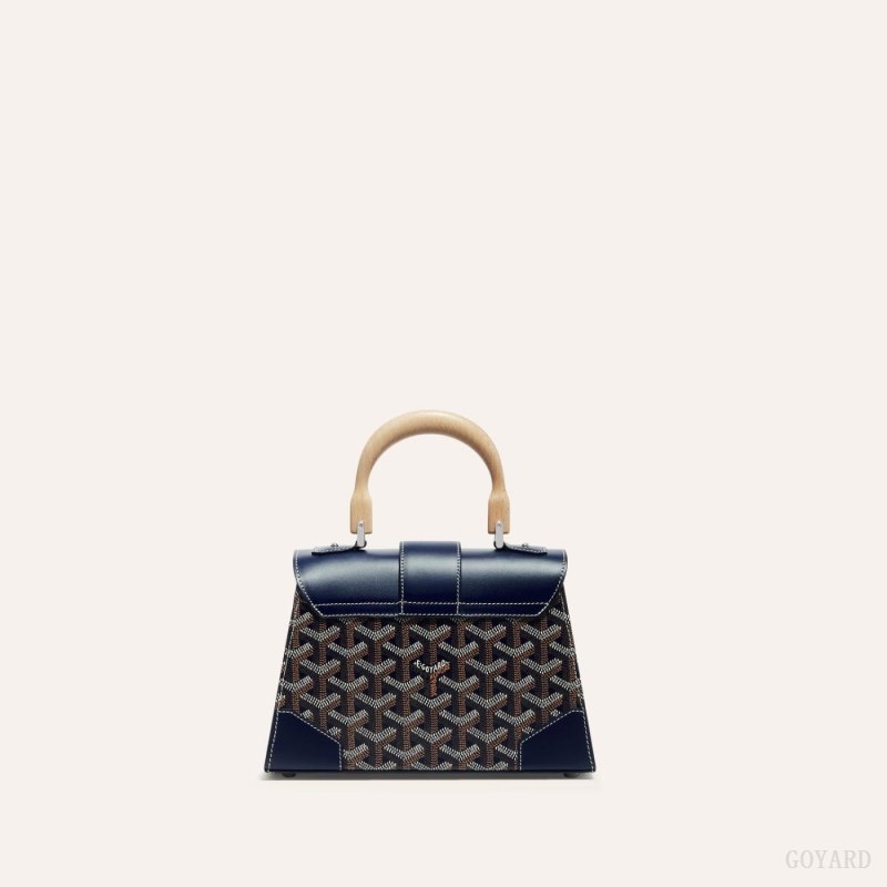 Bolsos Goyard SAÏGON STRUCTURE MINI BAG Azul Marino Azules | GY-ZUZ1070