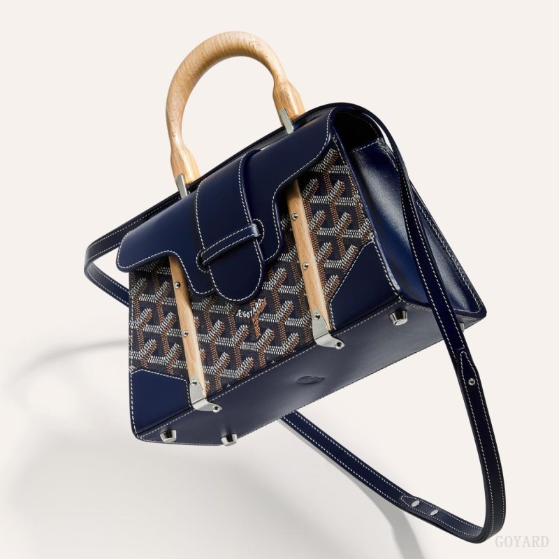 Bolsos Goyard SAÏGON STRUCTURE MINI BAG Azul Marino Azules | GY-ZUZ1070