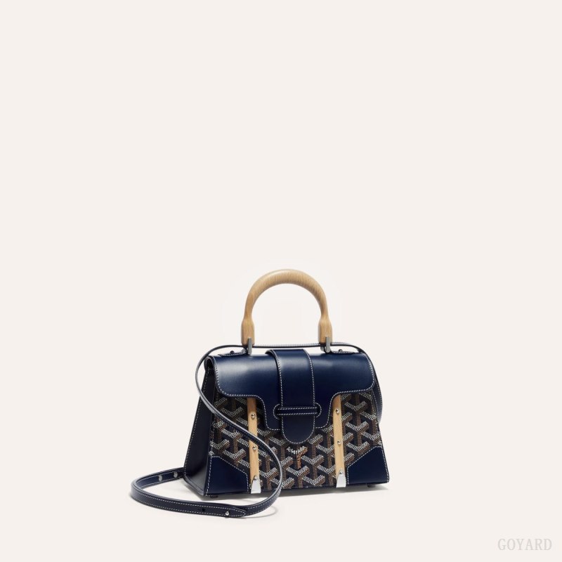 Bolsos Goyard SAÏGON STRUCTURE MINI BAG Azul Marino Azules | GY-ZUZ1070