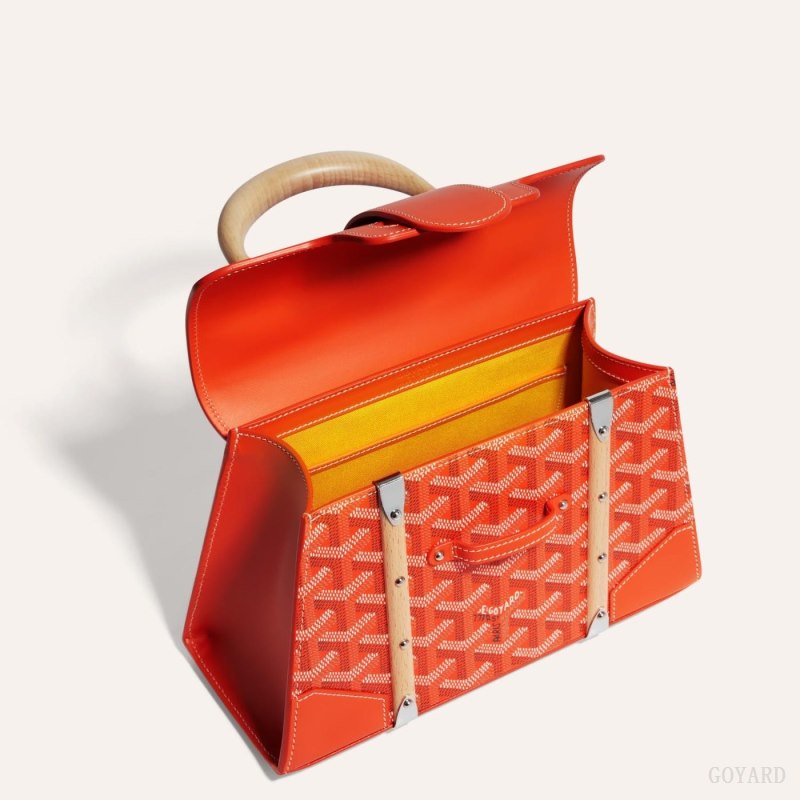 Bolsos Goyard SAÏGON STRUCTURE MINI BAG Naranjas | GY-INX7402