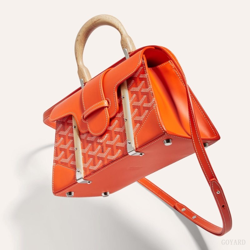 Bolsos Goyard SAÏGON STRUCTURE MINI BAG Naranjas | GY-INX7402