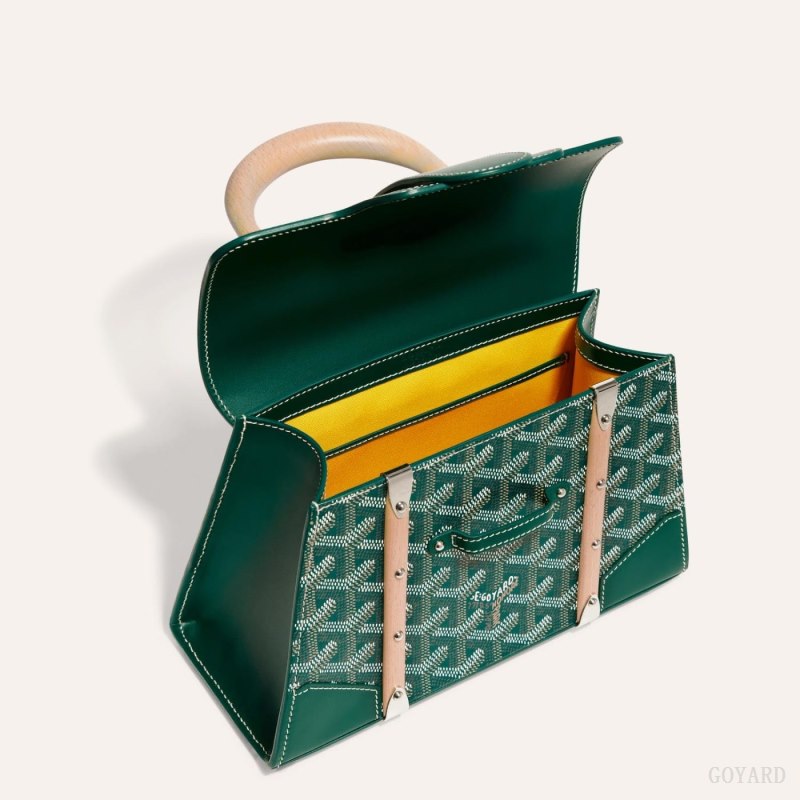 Bolsos Goyard SAÏGON STRUCTURE MINI BAG Verde | GY-RNU7733