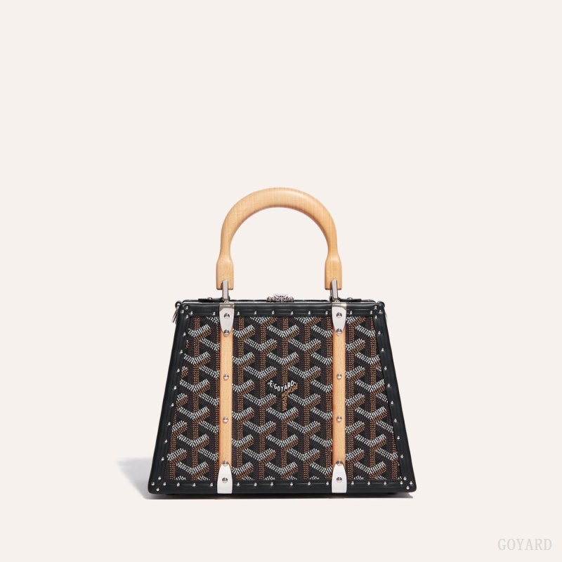 Bolsos Goyard Saïgon Mini Trunk Bag Negras | GY-VYJ4388