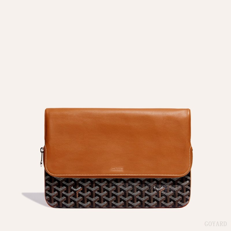 Bolsos Goyard Sainte-Marie GM Clutch Negras Marrones | GY-ROZ8984