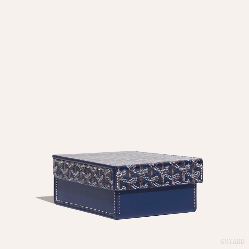Boxes Goyard 4 WATCH CASE Azul Marino Azules | GY-JRU6577