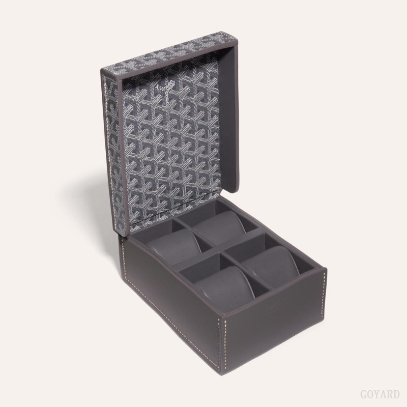Boxes Goyard 4 WATCH CASE Gris | GY-ZYC9253