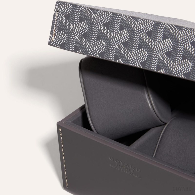 Boxes Goyard 4 WATCH CASE Gris | GY-ZYC9253