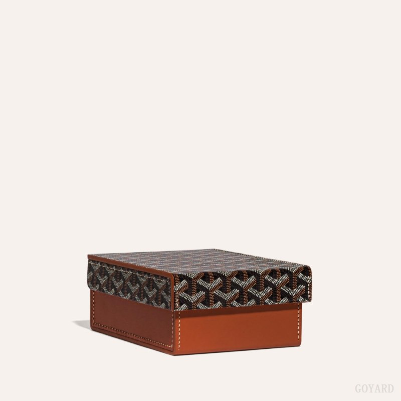 Boxes Goyard 4 WATCH CASE Negras Marrones | GY-NEE0481