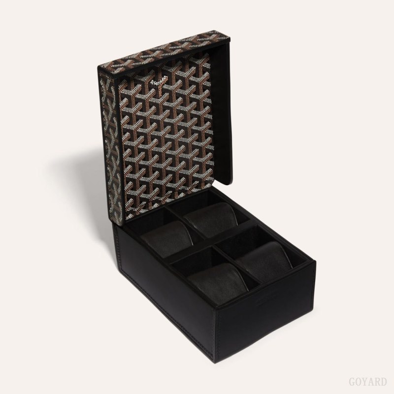 Boxes Goyard 4 WATCH CASE Negras | GY-SJO1435