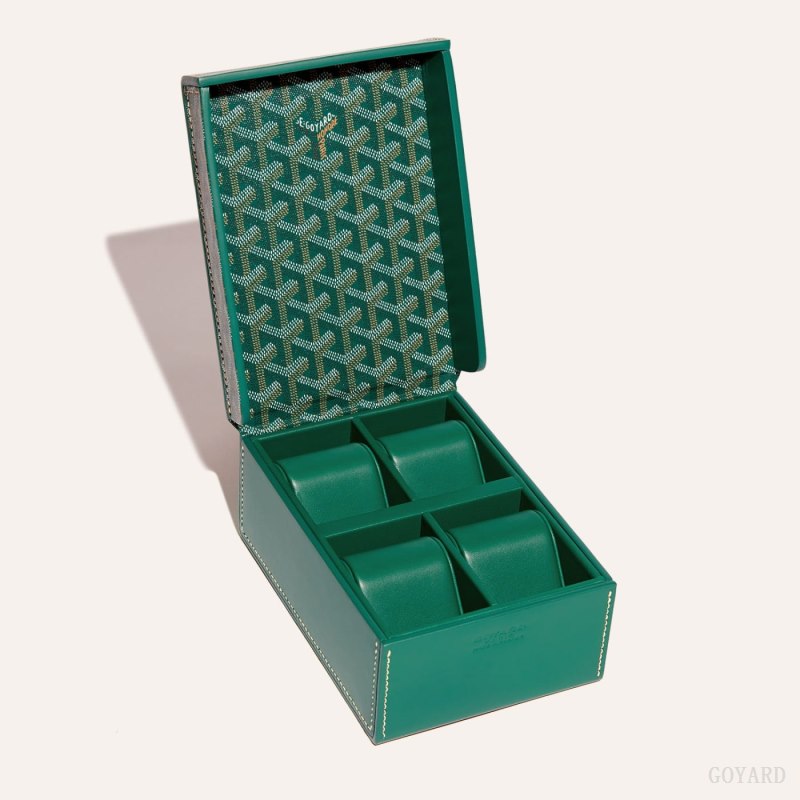 Boxes Goyard 4 WATCH CASE Verde | GY-GVK2567