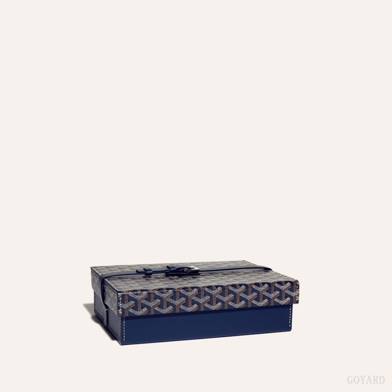 Boxes Goyard 8 WATCH CASE Azul Marino Azules | GY-NLZ4357