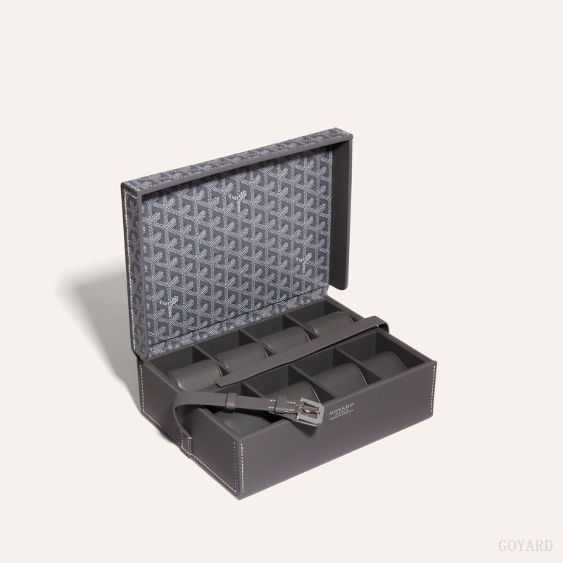 Boxes Goyard 8 WATCH CASE Gris | GY-IJS3769