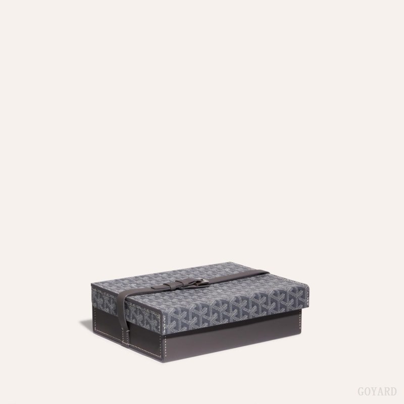Boxes Goyard 8 WATCH CASE Gris | GY-IJS3769