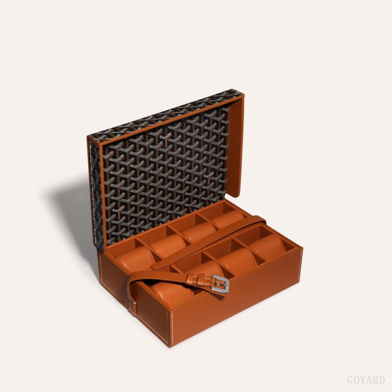 Boxes Goyard 8 WATCH CASE Negras Marrones | GY-ADC5639