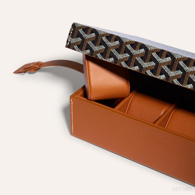 Boxes Goyard 8 WATCH CASE Negras Marrones | GY-ADC5639