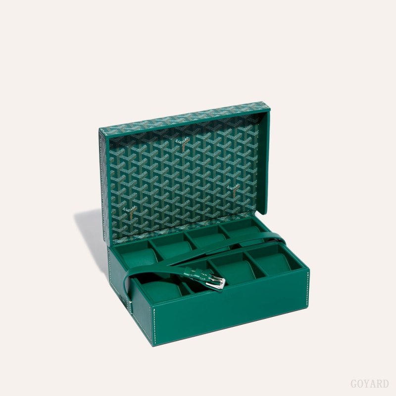 Boxes Goyard 8 WATCH CASE Verde | GY-WCZ2450