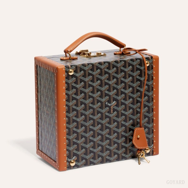 Boxes Goyard JOUX 6 WATCH CASE Negras Marrones | GY-VSC2060