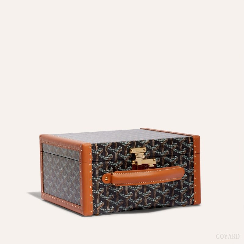 Boxes Goyard JOUX 6 WATCH CASE Negras Marrones | GY-VSC2060
