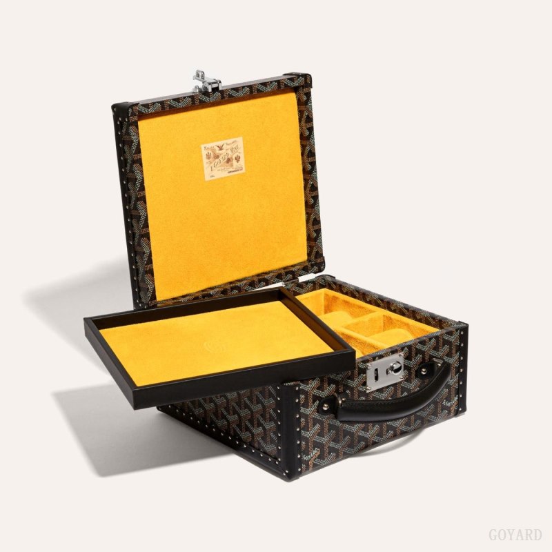 Boxes Goyard JOUX 6 WATCH CASE Negras | GY-WLG6166