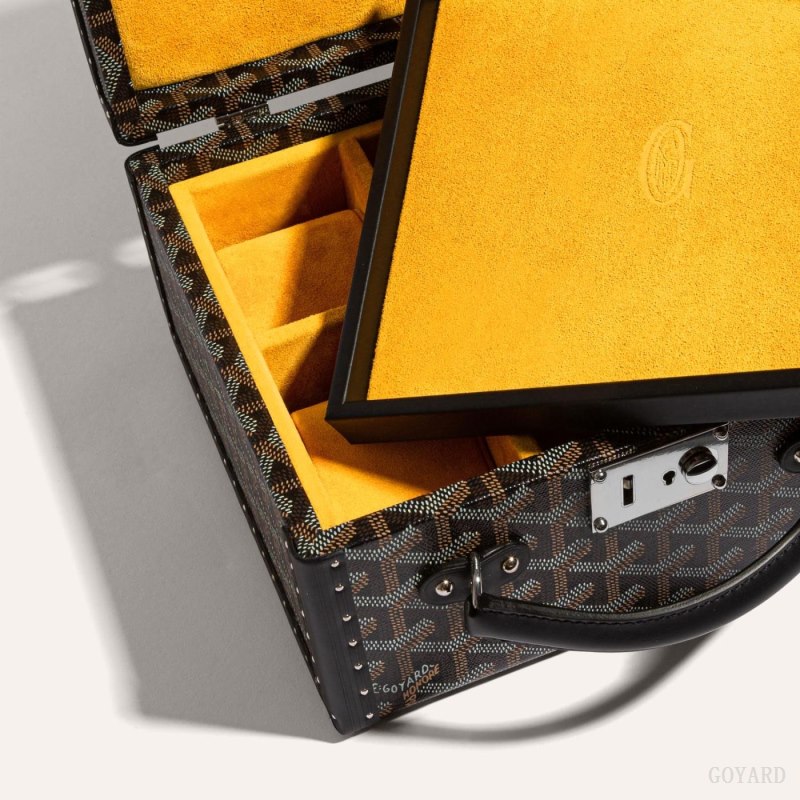 Boxes Goyard JOUX 6 WATCH CASE Negras | GY-WLG6166