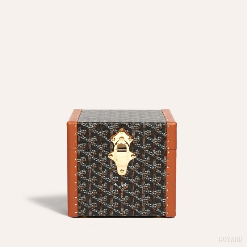 Boxes Goyard PARIS CASE Negras Marrones | GY-TZW0549