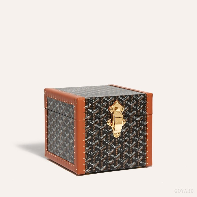 Boxes Goyard PARIS CASE Negras Marrones | GY-TZW0549