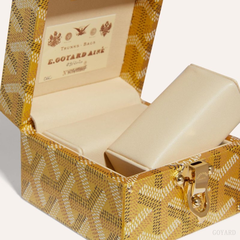 Boxes Goyard REGENCE TRUNK Doradas | GY-DDW8582