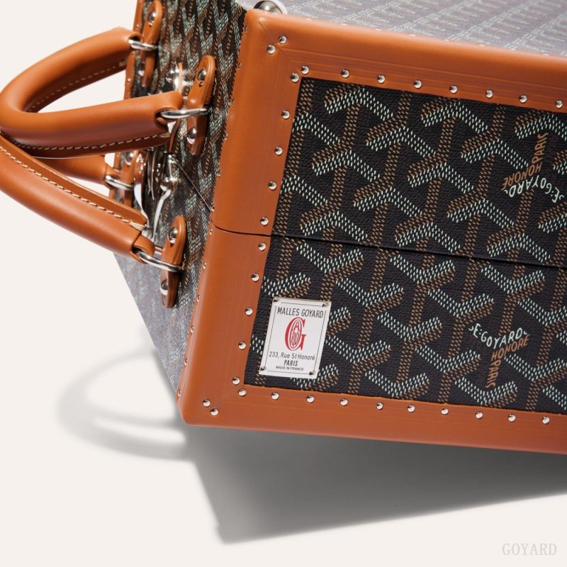 Boxes Goyard TRAVEL BOWL Negras Marrones | GY-QFN9035