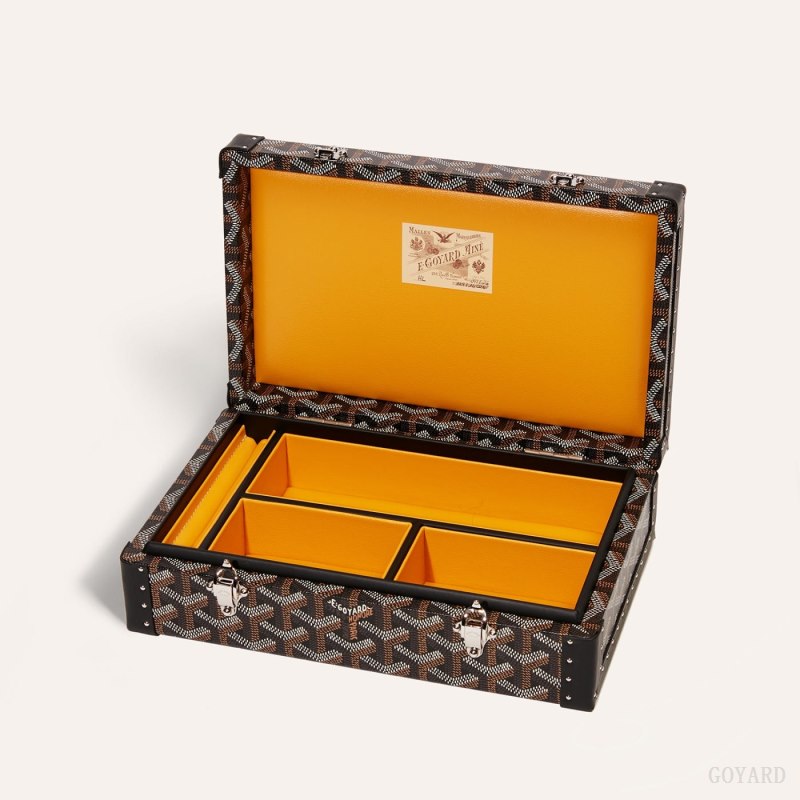 Boxes Goyard VENDÔME JEWELLERY CASE Negras | GY-KYN8020