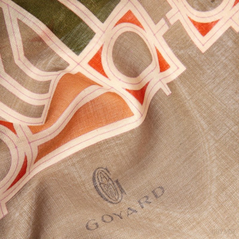 Bufandas Goyard Muffler N°4 Beige | GY-WTW1985