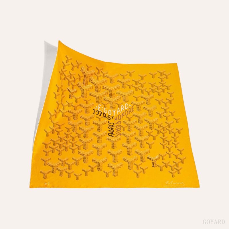 Bufandas Goyard SCARF N°1 Amarillo | GY-BDZ3415