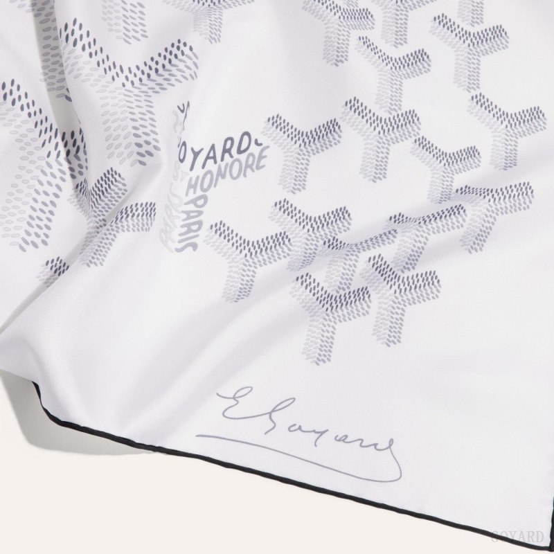 Bufandas Goyard SCARF N°1 Blancas | GY-FTW2203