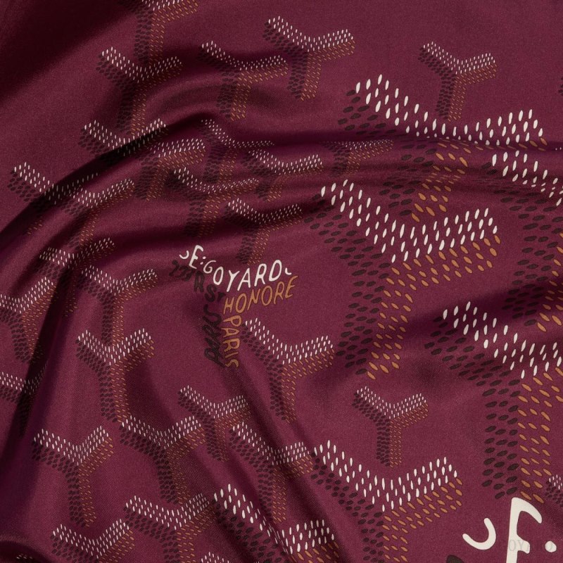 Bufandas Goyard SCARF N°1 Burdeos | GY-UWT3429