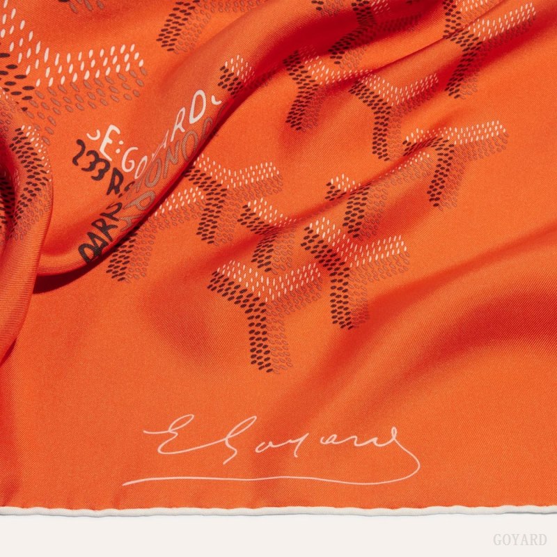 Bufandas Goyard SCARF N°1 Naranjas | GY-XZK6028