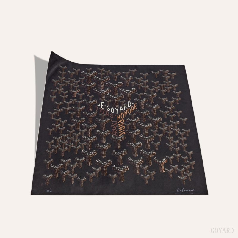Bufandas Goyard SCARF N°1 Negras | GY-HXG5989