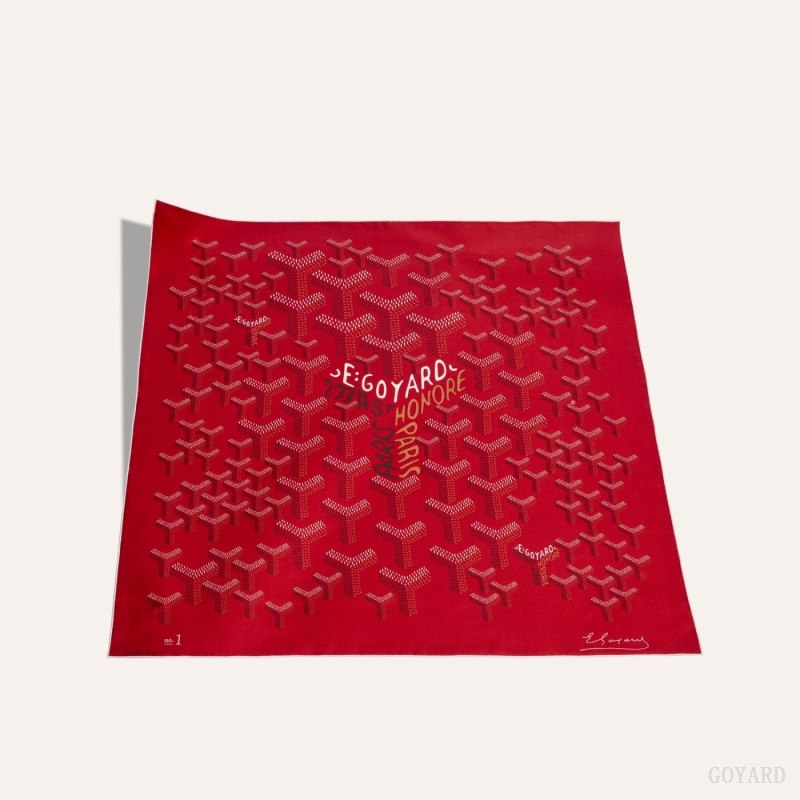 Bufandas Goyard SCARF N°1 Rojas | GY-DJW9101