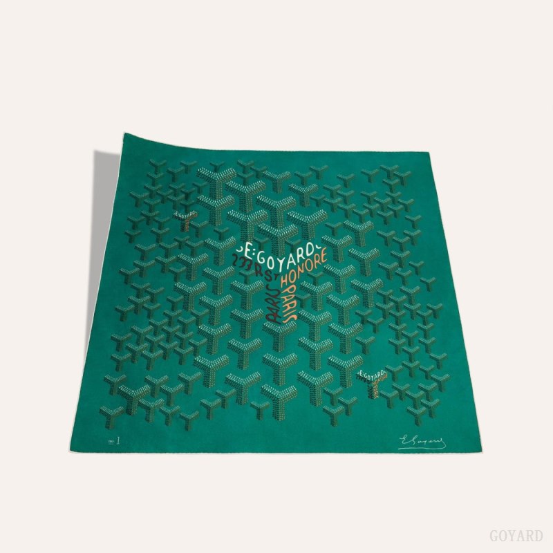 Bufandas Goyard SCARF N°1 Verde | GY-IGP6704