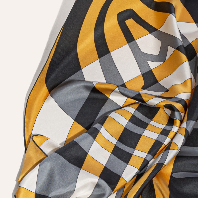 Bufandas Goyard SCARF N°2 Amarillo Negras | GY-JAX1082