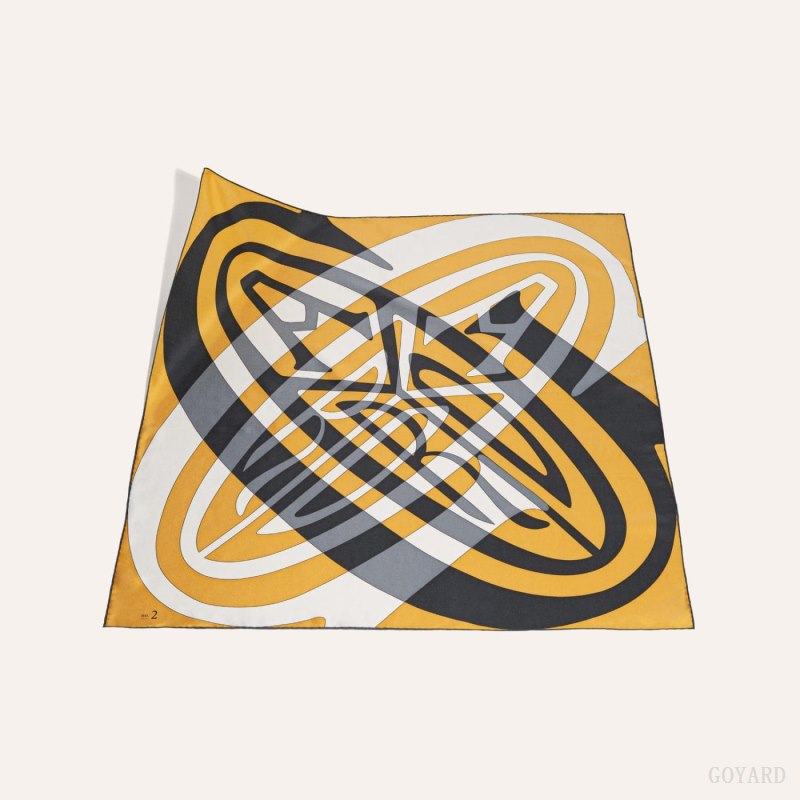 Bufandas Goyard SCARF N°2 Amarillo Negras | GY-JAX1082