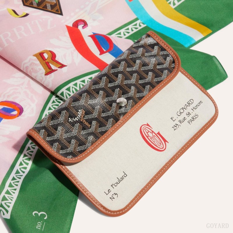 Bufandas Goyard SCARF N°3 Verde Rosas | GY-PVE6893